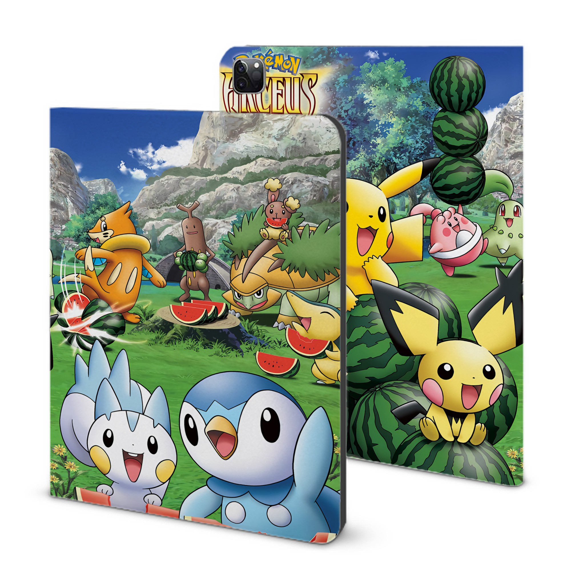 （画像用） ポケットモンスター Pokémon IPad ケース ブック型 PUレザー TPU 耐衝撃 軽量 薄型 ペン収納なし 全面保護 IPad 各モデル対応